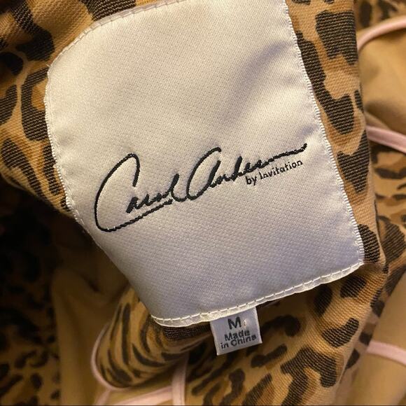 Carl Anderson leopard one button animal jacket medium - Picture 8 of 8